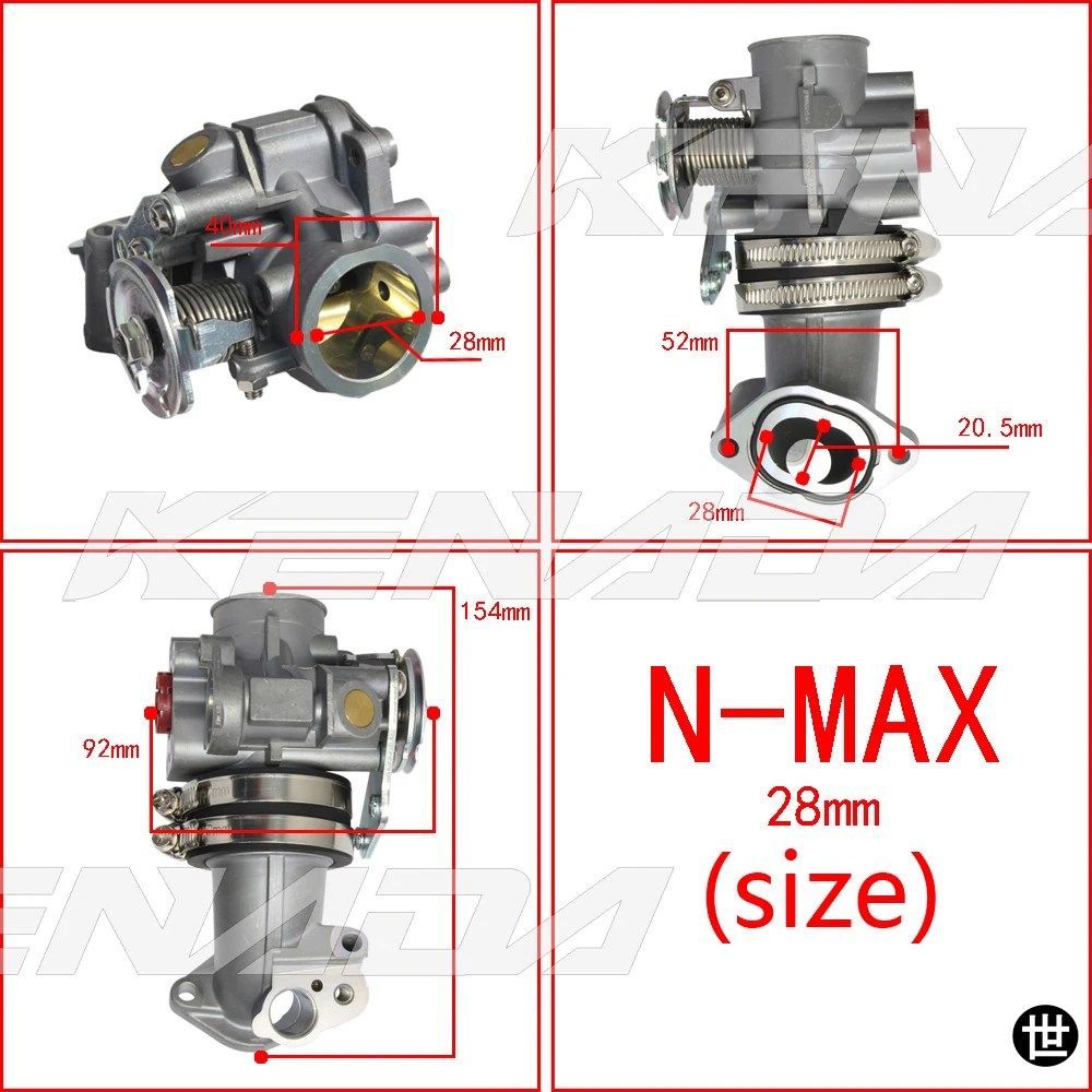 N MAX 150用バイク レーシングスロットルボディ NMAX 150 32MM 34MM 36MM