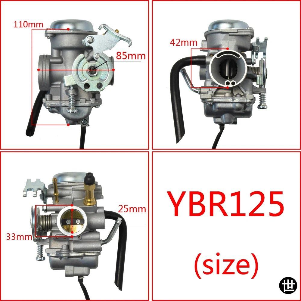 YBR125 XTZ125 XTZ 125 YBR 125 125CC EURO I II III 用オートバイキャブレター