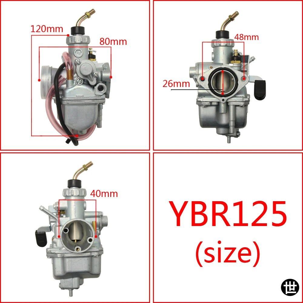 YBR125 XTZ125 XTZ 125 YBR 125 125CC EURO I II III 用オートバイキャブレター