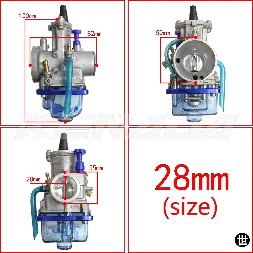 PWK 28 30 32 34MM レーシングキャブレターパワージェット75CC～250CC オートバイ 2T 4T
