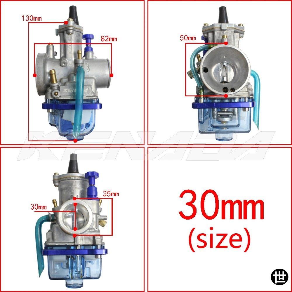 PWK 28 30 32 34MM レーシングキャブレターパワージェット75CC～250CC オートバイ 2T 4T