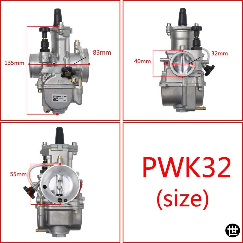PWK 28 30 32 34MM レーシングキャブレターパワージェット75CC～250CC オートバイ 2T 4T