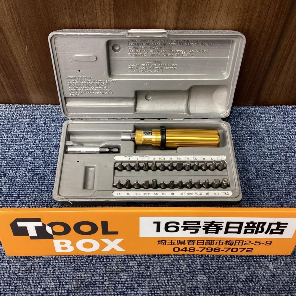 【中古】TOHNICHI/東日 TDS-12 12RTD トルクドライバーセット ※精度不明 【201】