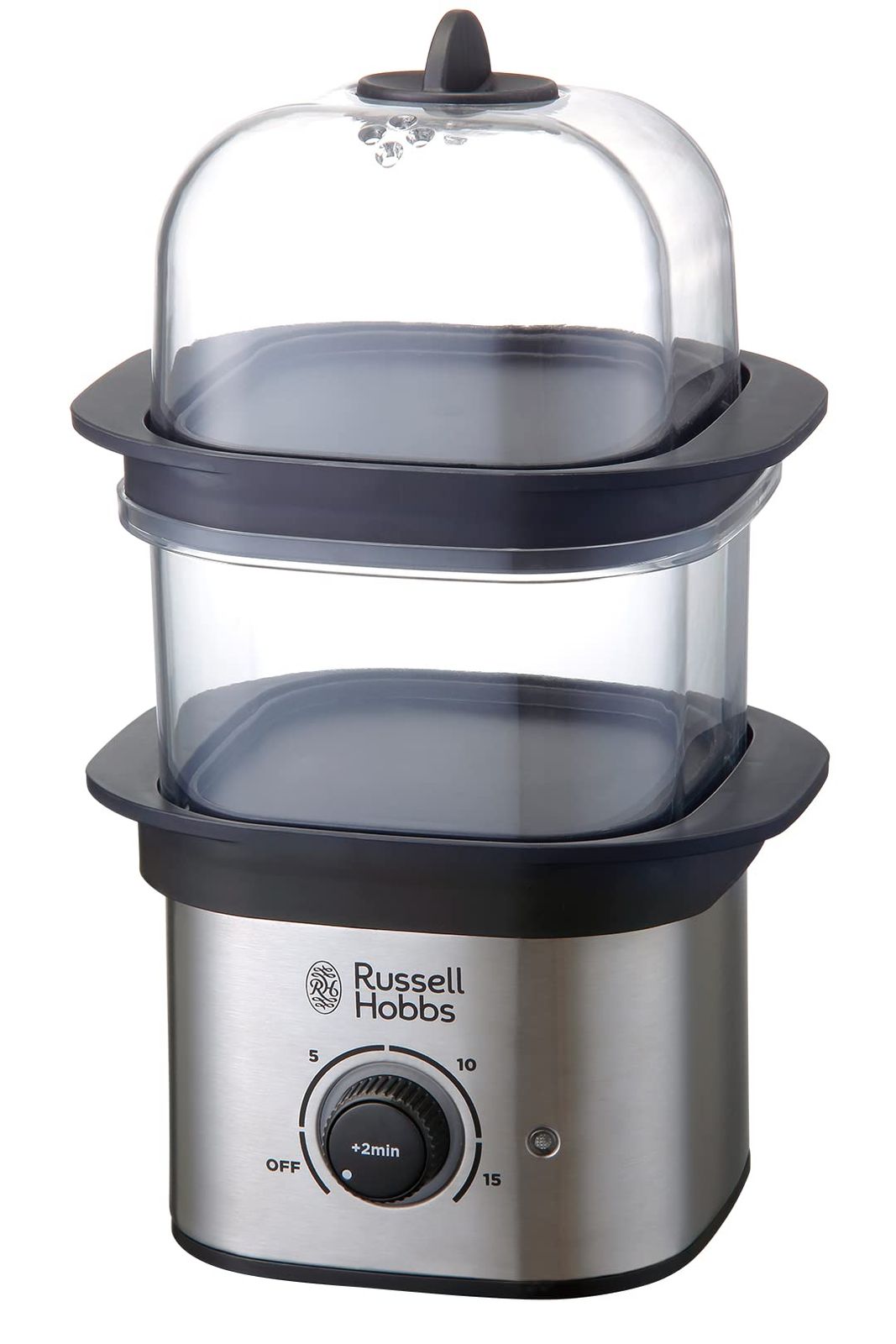【公式】 Russell Hobbs ラッセルホブス クイックミニスチーマー 3000JP 3ヶ月延長保証 蒸し器 フードスチーマー 蒸し料理 簡単 ゆで卵 エッグトレイ付き タイマー機能 お手入れ簡単送料無料 53deb751