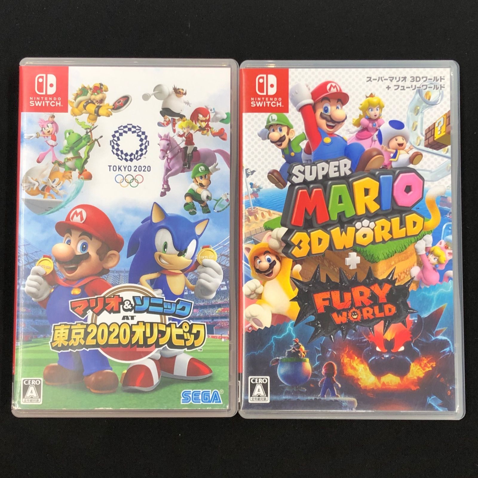 中古 Switch マリオ&ソニック 東京2020オリンピック スーパーマリオ3D