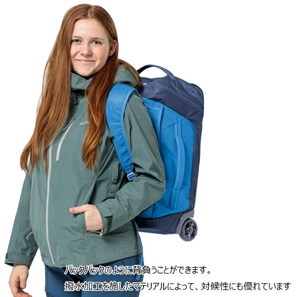 ドイター ダッフル プロ モボ 36 DEUTER バッグ ダッフル ローラー 旅行 ミネラルグローブ ネプチューンナイトブルー ブラック