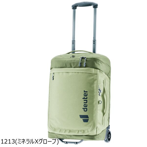 ドイター ダッフル プロ モボ 36 DEUTER バッグ ダッフル ローラー 旅行 ミネラルグローブ ネプチューンナイトブルー ブラック