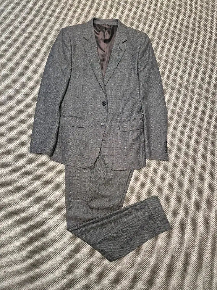 MI SUIT イタリア リーダウォン(DAWON)生地 バードアイ パータン 男 スーツ