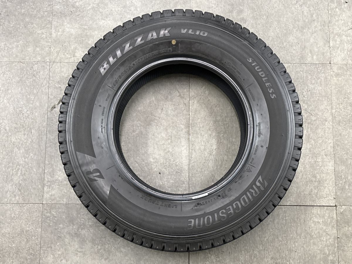 スタッドレス】ブリヂストン ブリザック VL10 195/80R15 LT 4本セット