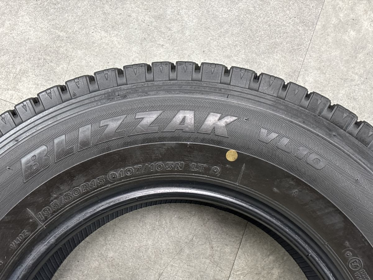 スタッドレス】ブリヂストン ブリザック VL10 195/80R15 LT 4本セット