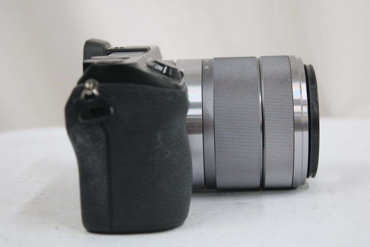 【返品保証】 【シャッター回数5回】ソニー Sony α NEX-7 ブラック E 18-55mm F3.5-5.6 OSS ミラーレス一眼 e12362