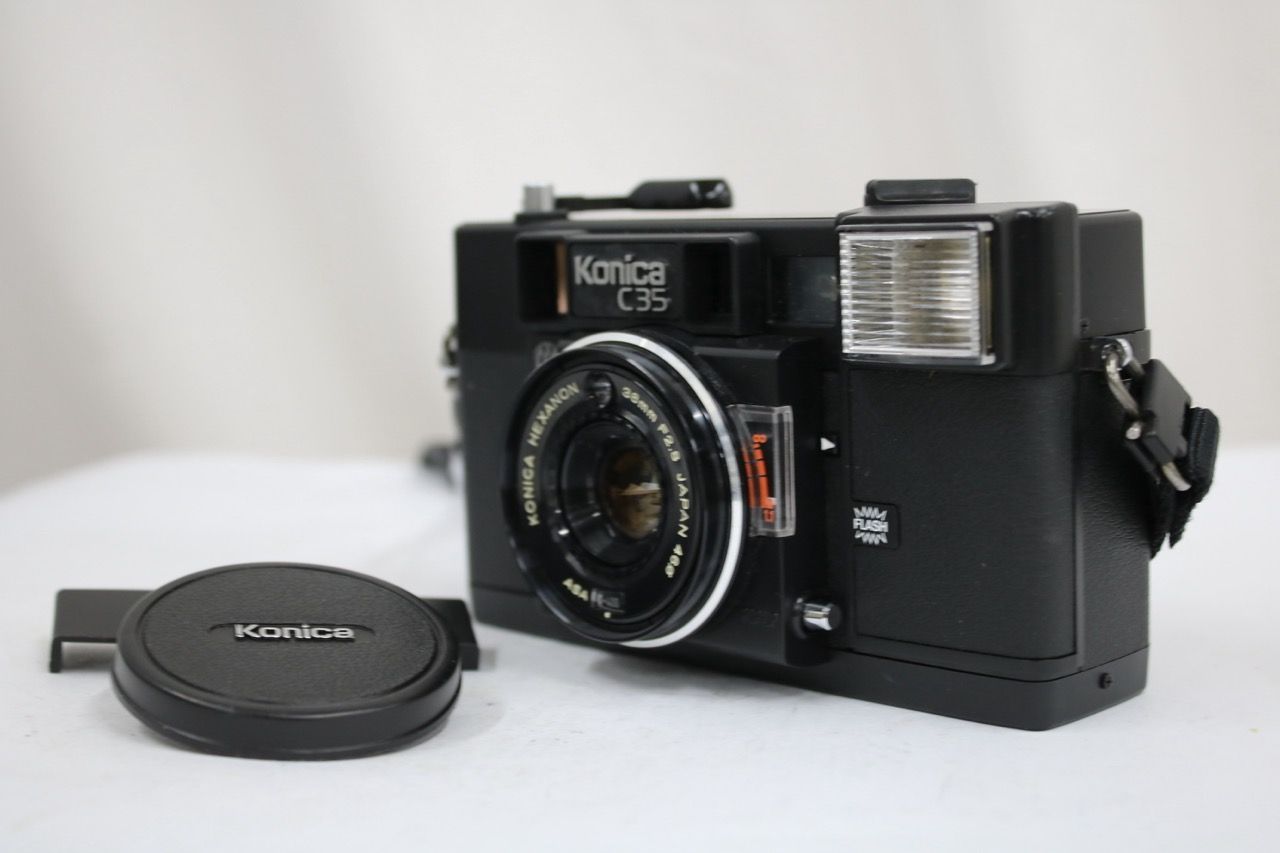 【返品保証】 コニカ KONICA C35 AF HEXANON 38mm F2.8 コンパクトカメラ e12368