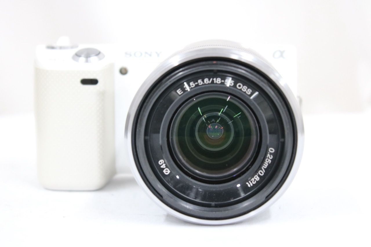 【返品保証】 【シャッター3697回】ソニー Sony α NEX-5N ホワイト E18-55mm F3.5-5.6 ミラーレス一眼 e12370 【返品保証】 【シャッター3697回】ソニー Sony α NEX-5N ホワイト E18-55mm F3.5-5.6 ミラーレス一眼 e12370