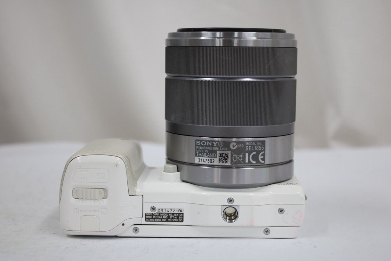 【返品保証】 【シャッター3697回】ソニー Sony α NEX-5N ホワイト E18-55mm F3.5-5.6 ミラーレス一眼 e12370 【返品保証】 【シャッター3697回】ソニー Sony α NEX-5N ホワイト E18-55mm F3.5-5.6 ミラーレス一眼 e12370