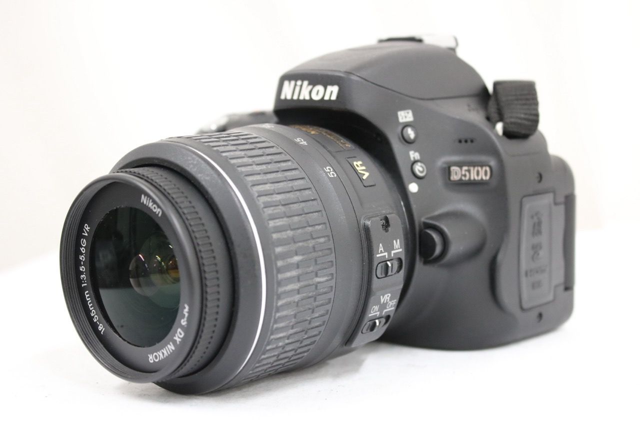 【返品保証】 【シャッター7091回】ニコン Nikon D5100 AF-S DX NIKKOR 18-55mm F3.5-5.6G VR デジタル一眼 e12376