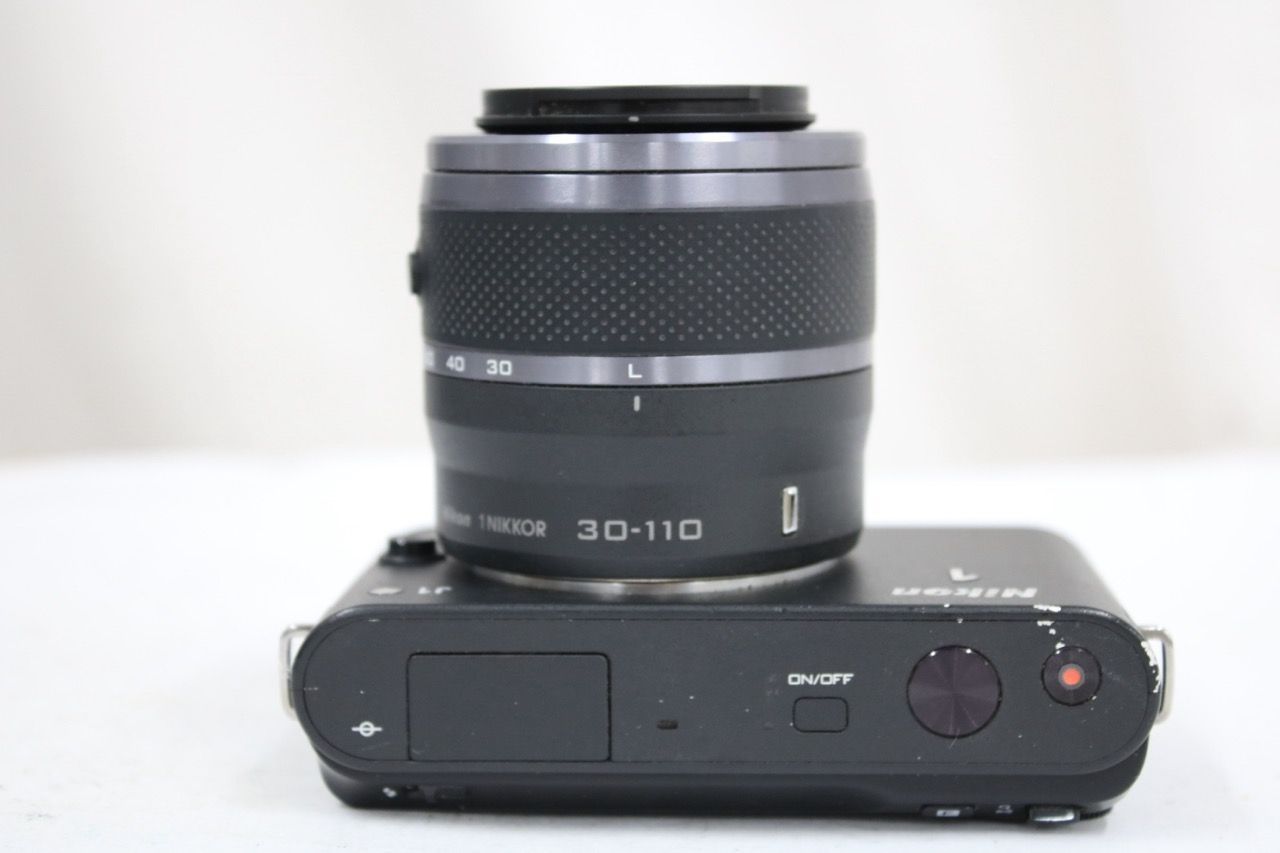 【返品保証】 【シャッター1333回】ニコン Nikon 1 J1 ブラック 1 NIKKOR 30-110mm F3.8-5.6 VR ミラーレス一眼 e12378 【返品保証】 【シャッター1333回】ニコン Nikon 1 J1 ブラック 1 NIKKOR 30-110mm F3.8-5.6 VR ミラーレス一眼 e12378