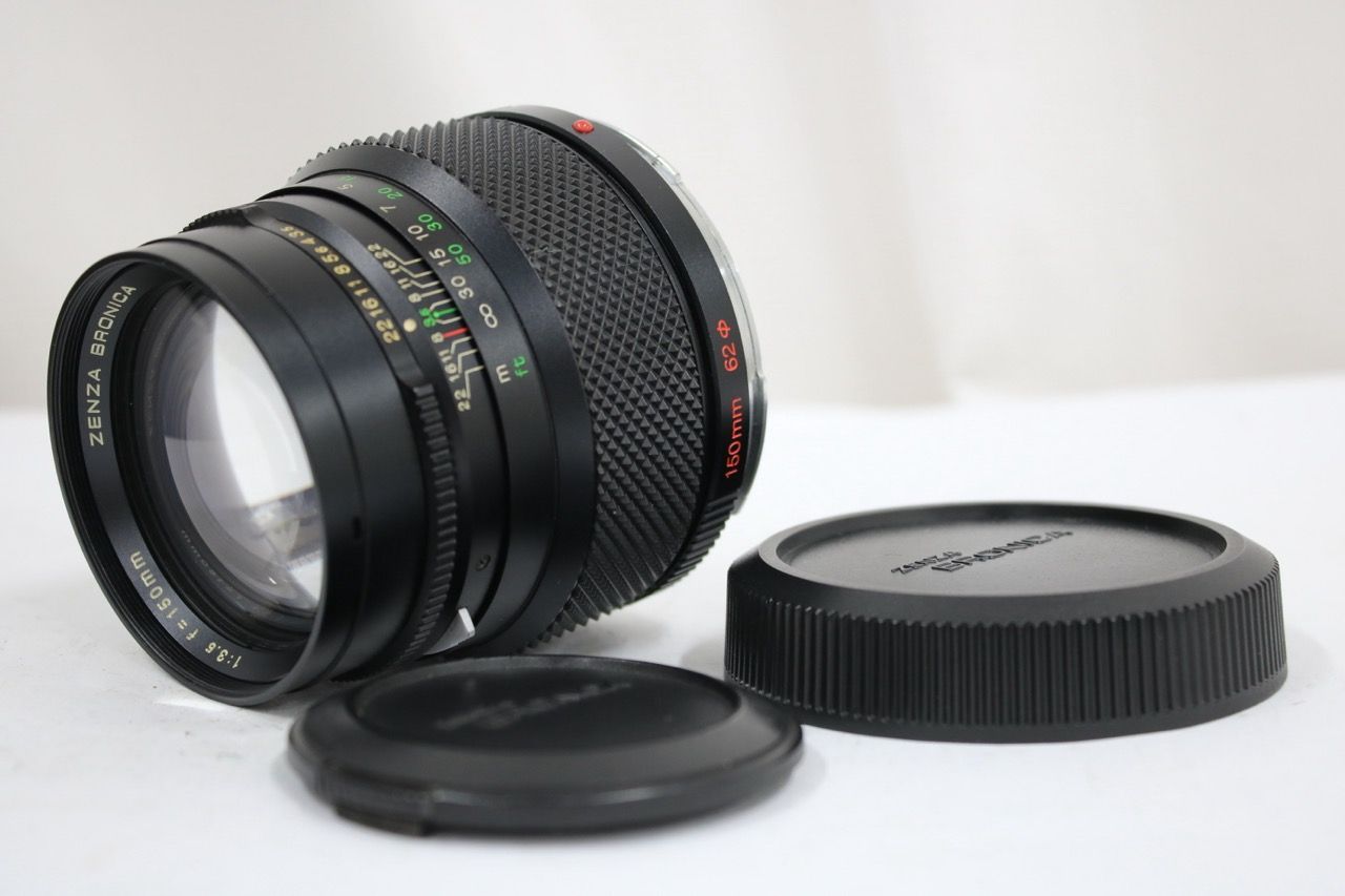 【返品保証】 ゼンザブロニカ Zenza Bronica ZENZANON MC 150mm F3.5 中判レンズ e12374