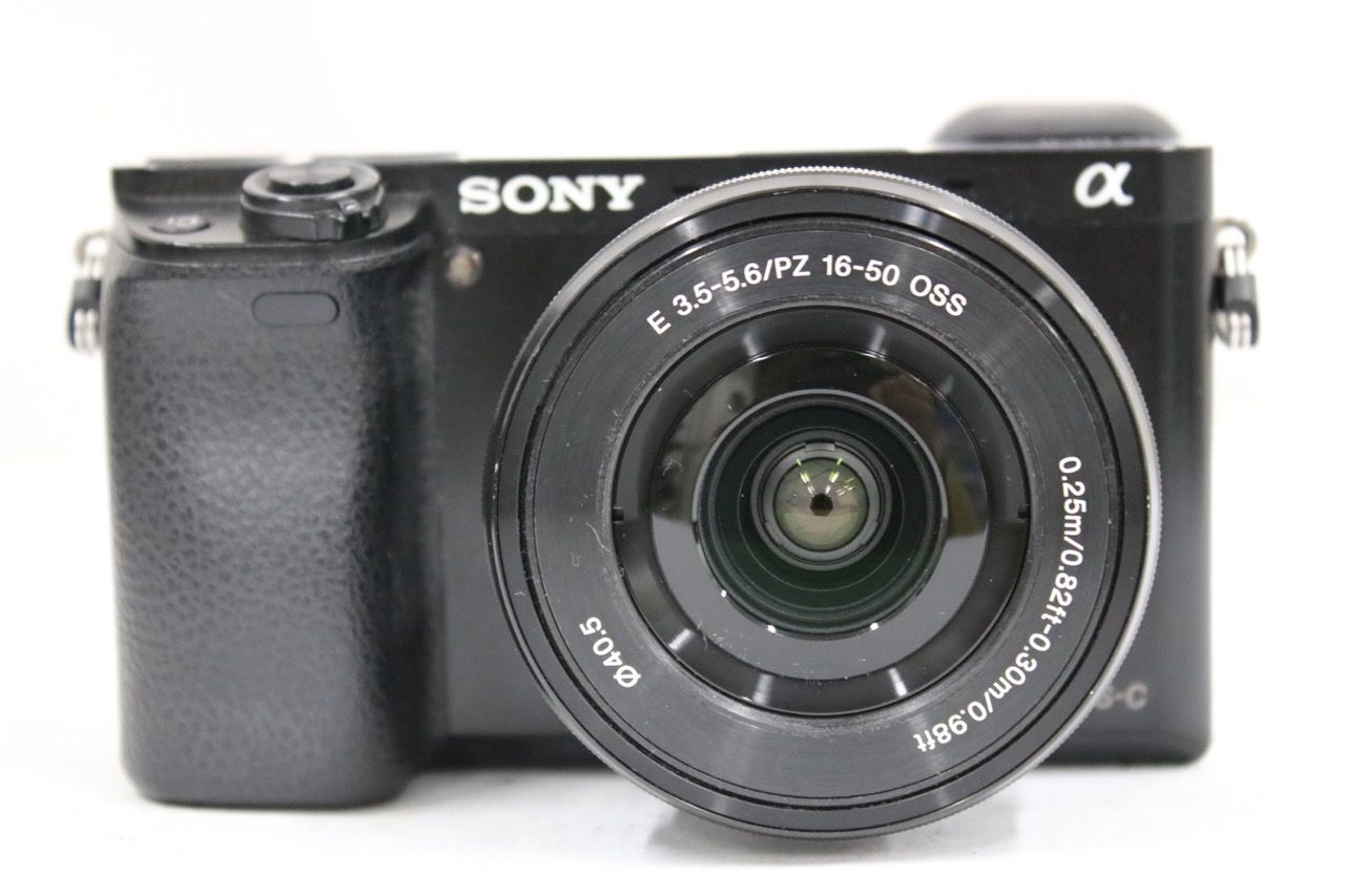 【返品保証】 【シャッター3668回】ソニー Sony α6000 ブラック E 16-50mm F3.5-5.6 OSS ミラーレス一眼 e12379