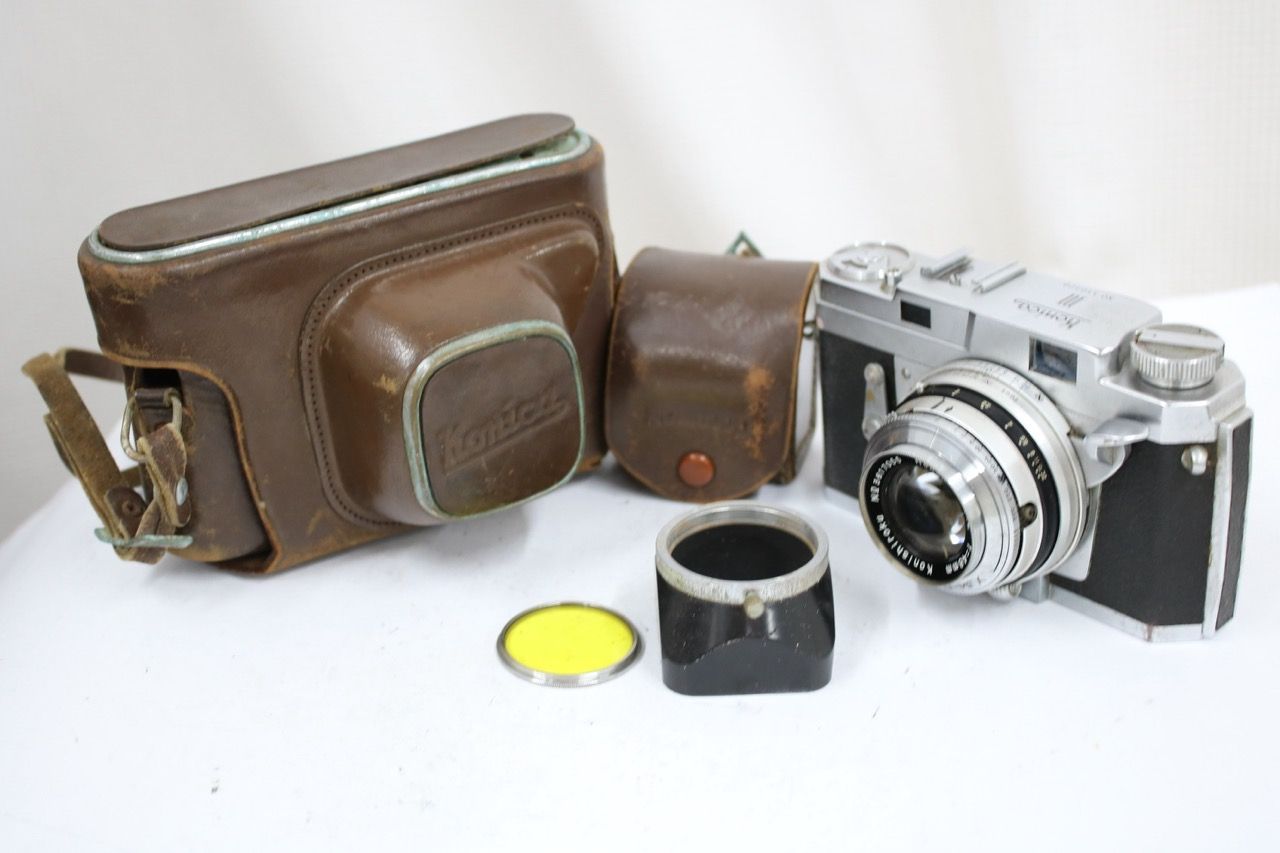 【返品保証】 コニカ KONICA III ダブルストローク Hexanon 48mm F2 レンジファインダー カメラ e12380