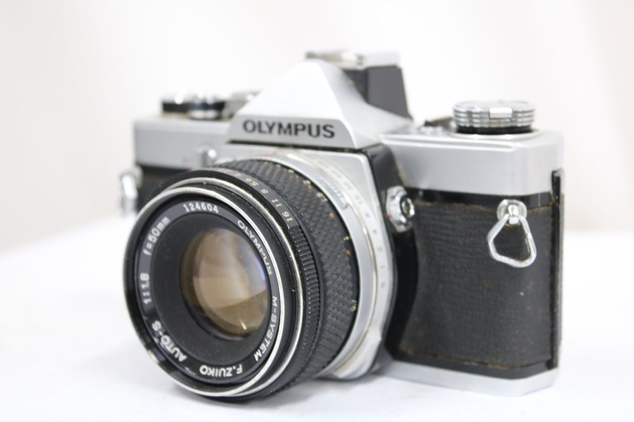 【返品保証】 オリンパス Olympus M-1 F.ZUIKO AUTO-S 50mm F1.8 ボディレンズセット e12393