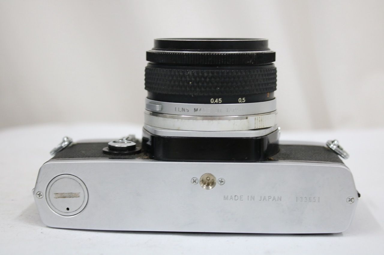 【返品保証】 オリンパス Olympus M-1 F.ZUIKO AUTO-S 50mm F1.8 ボディレンズセット e12393