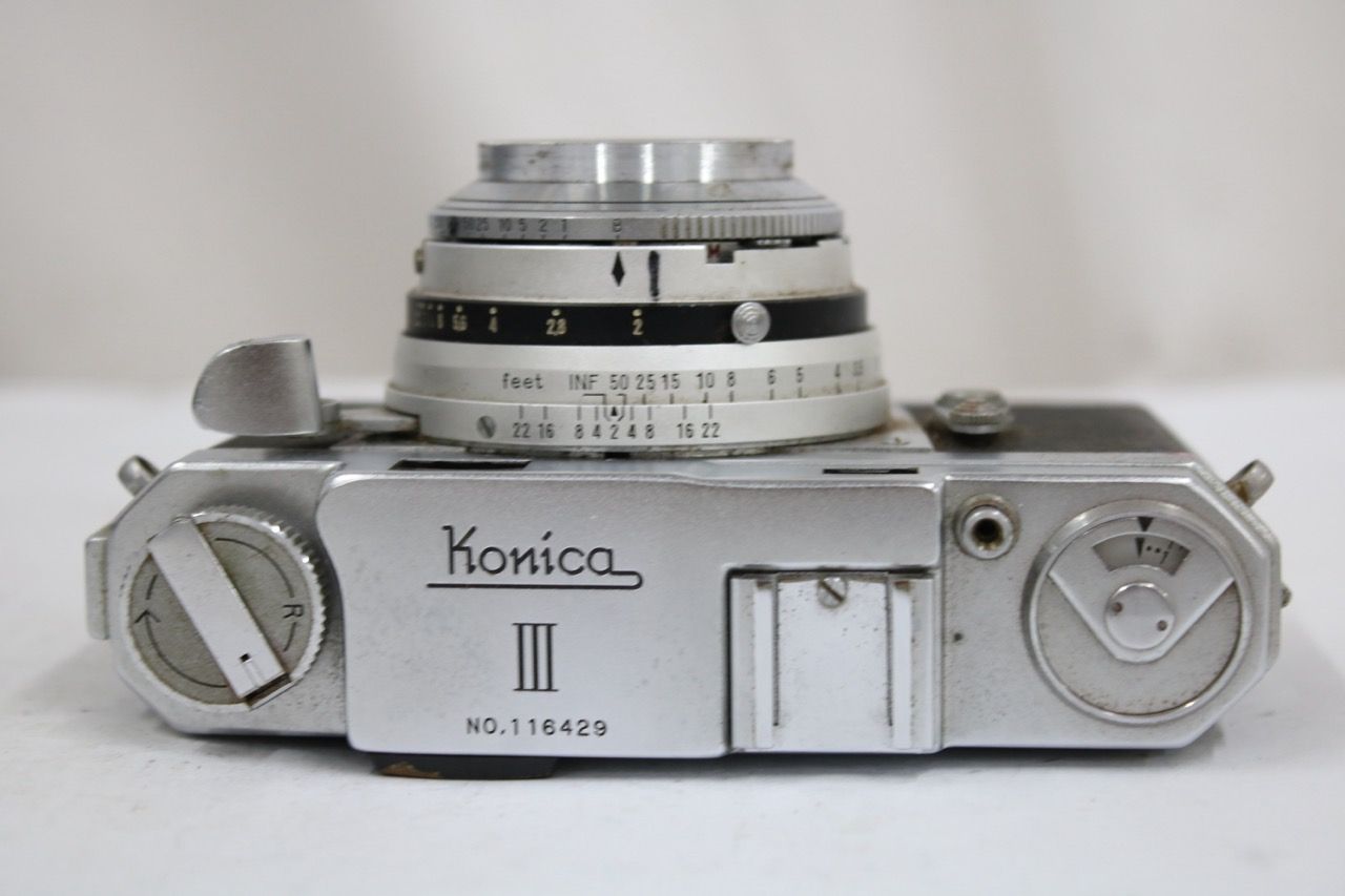 【返品保証】 コニカ KONICA III ダブルストローク Hexanon 48mm F2 レンジファインダー カメラ e12380 【返品保証】 コニカ KONICA III ダブルストローク Hexanon 48mm F2 レンジファインダー カメラ e12380