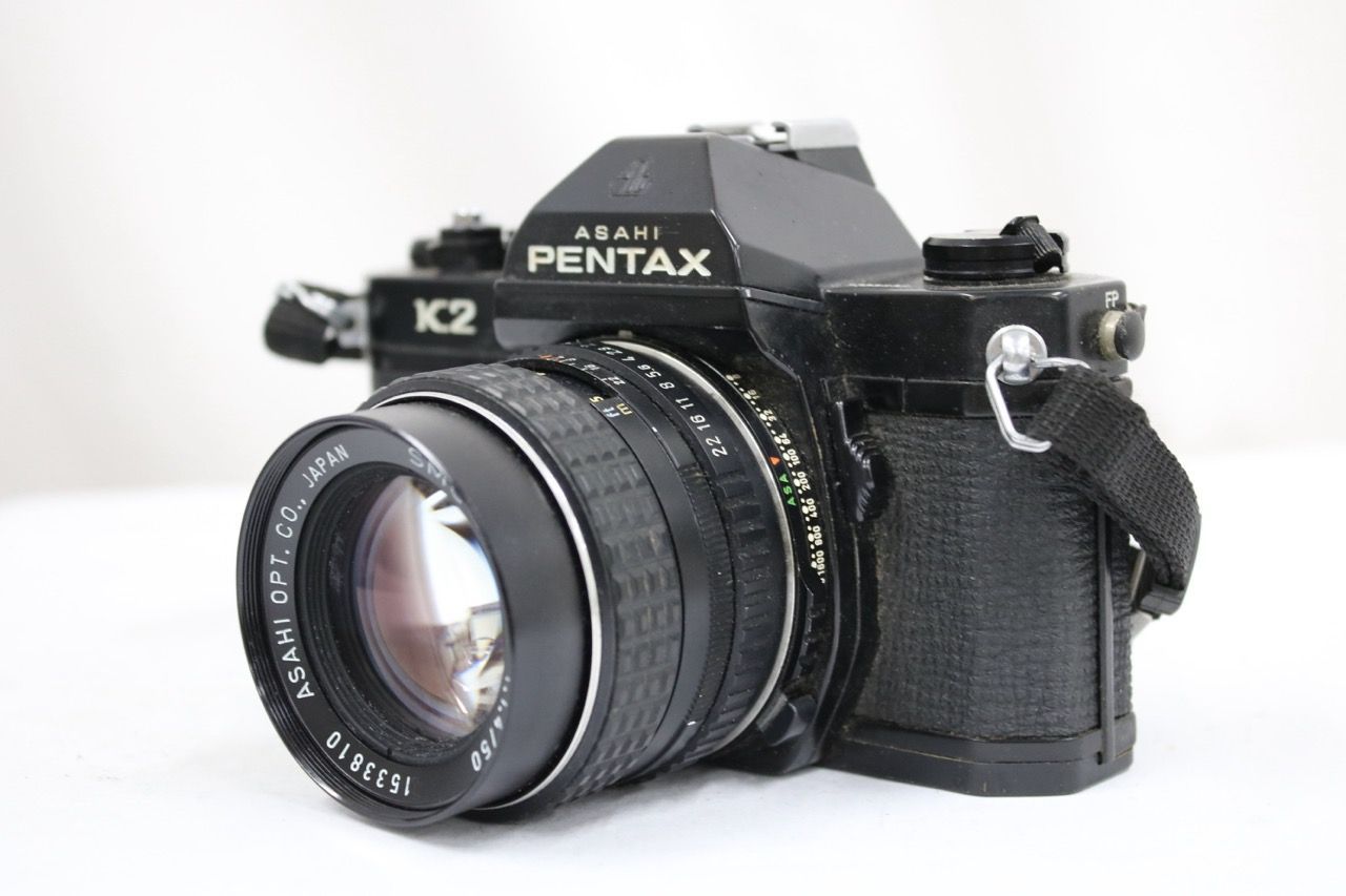 【訳あり品】 ペンタックス Pentax K2 ブラック smc PENTAX 50mm F1.4 ボディレンズセット e12383