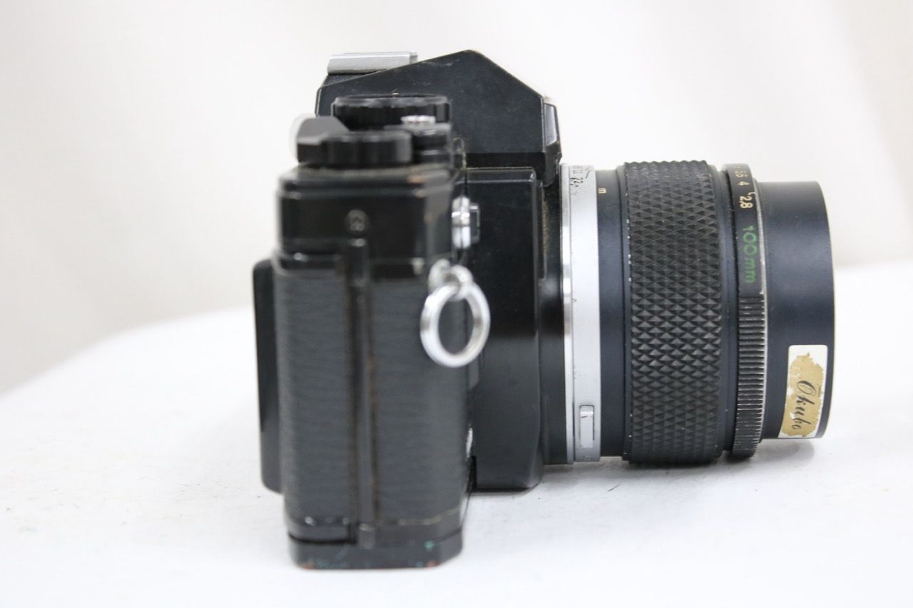 【返品保証】 オリンパス Olympus OM-10 E.ZUIKO AUTO-T 100mm F2.8 ボディレンズセット e12403