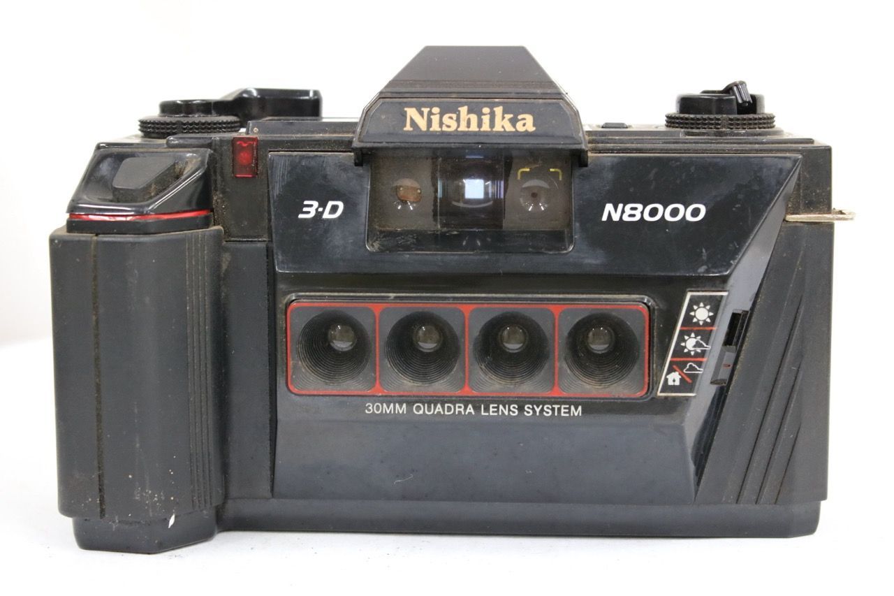 【返品保証】 ニシカ Nishika 3-D N8000 30mm QUADRA LENS SYSTEM 3D カメラ e12384