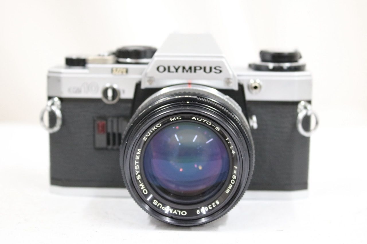【返品保証】 オリンパス Olympus OM10 ZUIKO MC AUTO-S 50mm F1.4 ボディレンズセット e12410