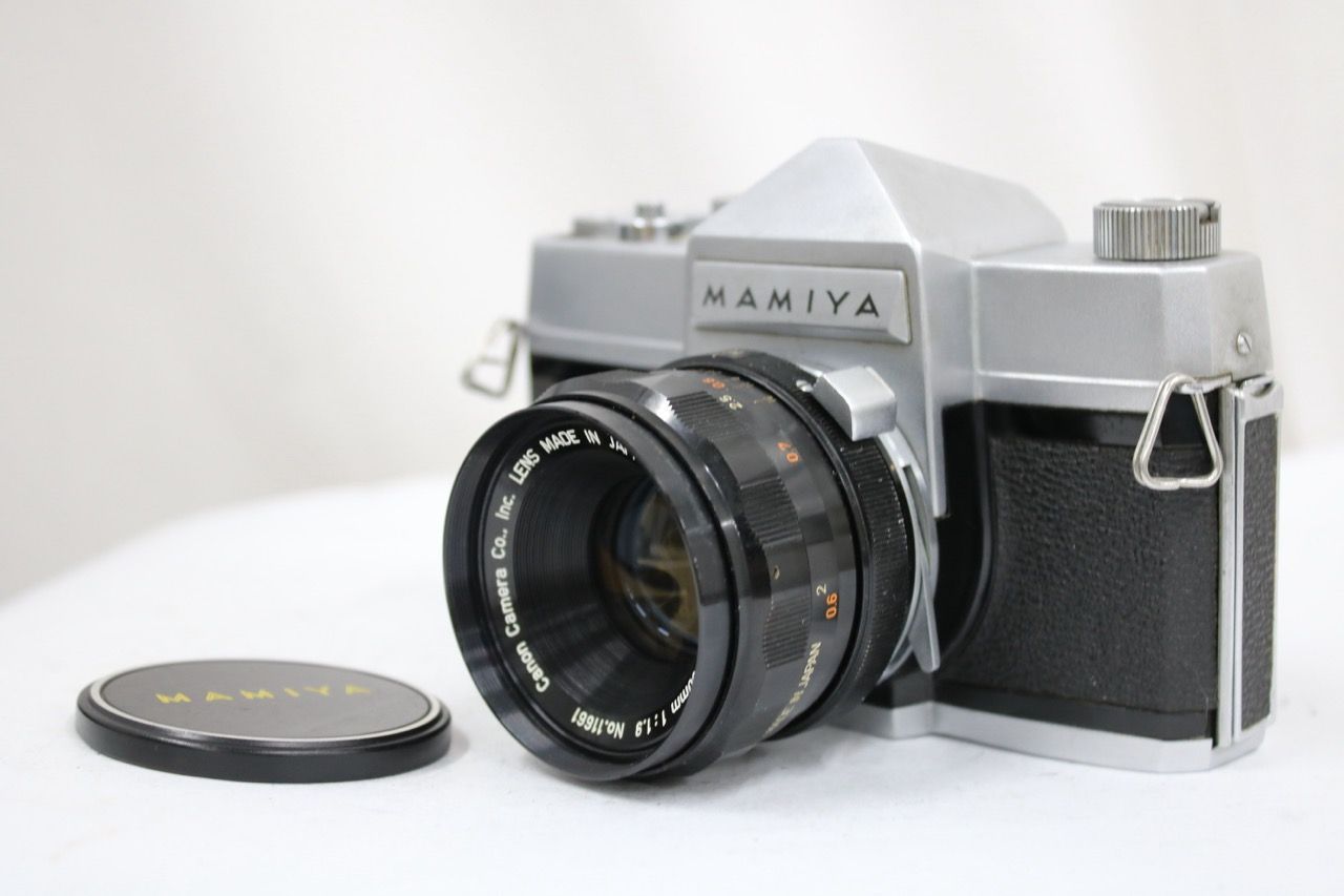 【返品保証】 マミヤ Mamiya OM 50mm F1.9 ボディレンズセット e12422