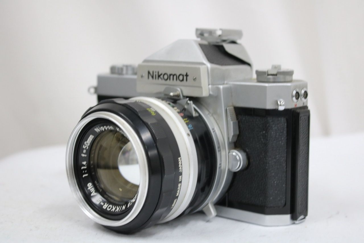 【返品保証】 ニコン Nikon Nikomat NIKKOR-S Auto 50mm F1.4 ボディレンズセット e12420