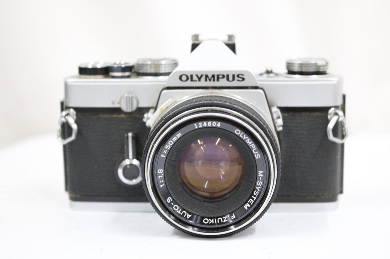【返品保証】 オリンパス Olympus M-1 F.ZUIKO AUTO-S 50mm F1.8 ボディレンズセット e12393