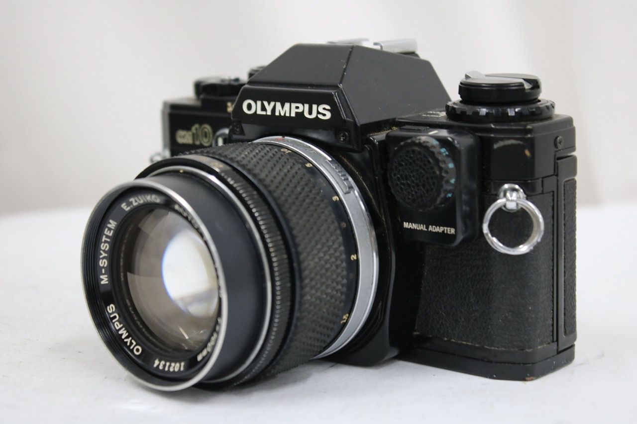【返品保証】 オリンパス Olympus OM-10 E.ZUIKO AUTO-T 100mm F2.8 ボディレンズセット e12403