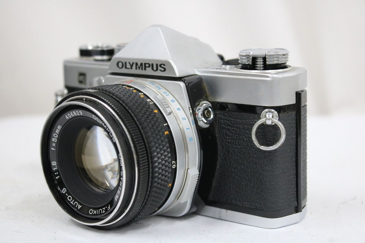 【返品保証】 オリンパス Olympus OM-1 F.ZUIKO AUTO-S 50mm F1.8 ボディレンズセット e12416