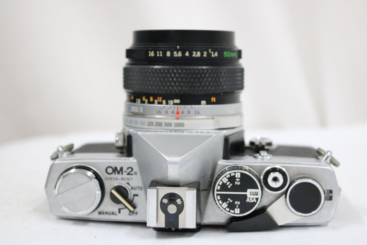 【返品保証】 オリンパス Olympus OM-2N G.ZUIKO AUTO-S 50mm F1.4 ボディレンズセット e12419