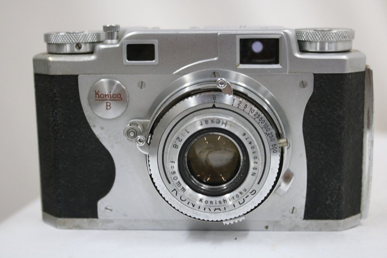 【返品保証】 コニカ KONICA B II Hexar 50mm F2.8 レンジファインダー カメラ e12423