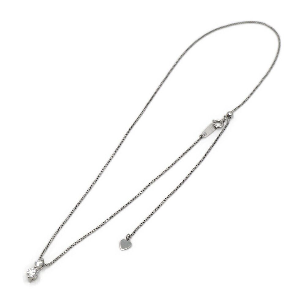 【栄】ジュエリー ダイヤモンド ネックレス PT900 PT850 0.302ct 0.125ct シルバー 約4.4g 小物 その他 本体品のみ 【栄】ジュエリー ダイヤモンド ネックレス PT900 PT850 0.302ct 0.125ct シルバー 約4.4g 小物 その他 本体品のみ