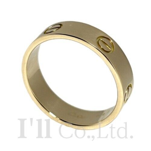 CARTIER　カルティエ　ラブ　リング　クラシックモデル　B4084664　750YG　＃64　ブランドジュエリー　指輪　24号　K18YG　18金　Au750　イエローゴールド　LOVE　ウエディング　ビスモチーフ【中古】【85885】