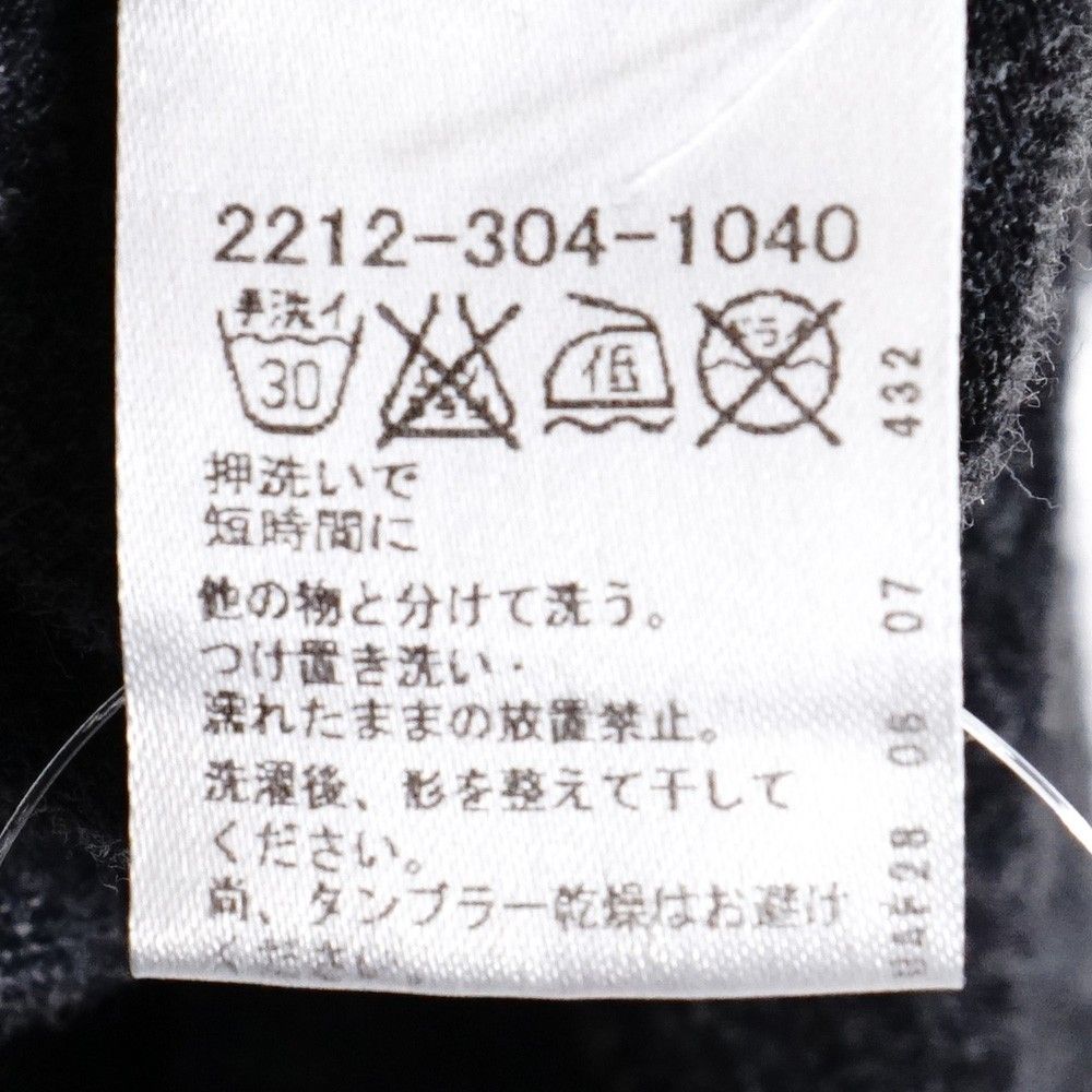 CHROME HEARTS オールド スクロールラベルフローラルクロスプリントヘンリーネックカットソー XLサイズ グレー
