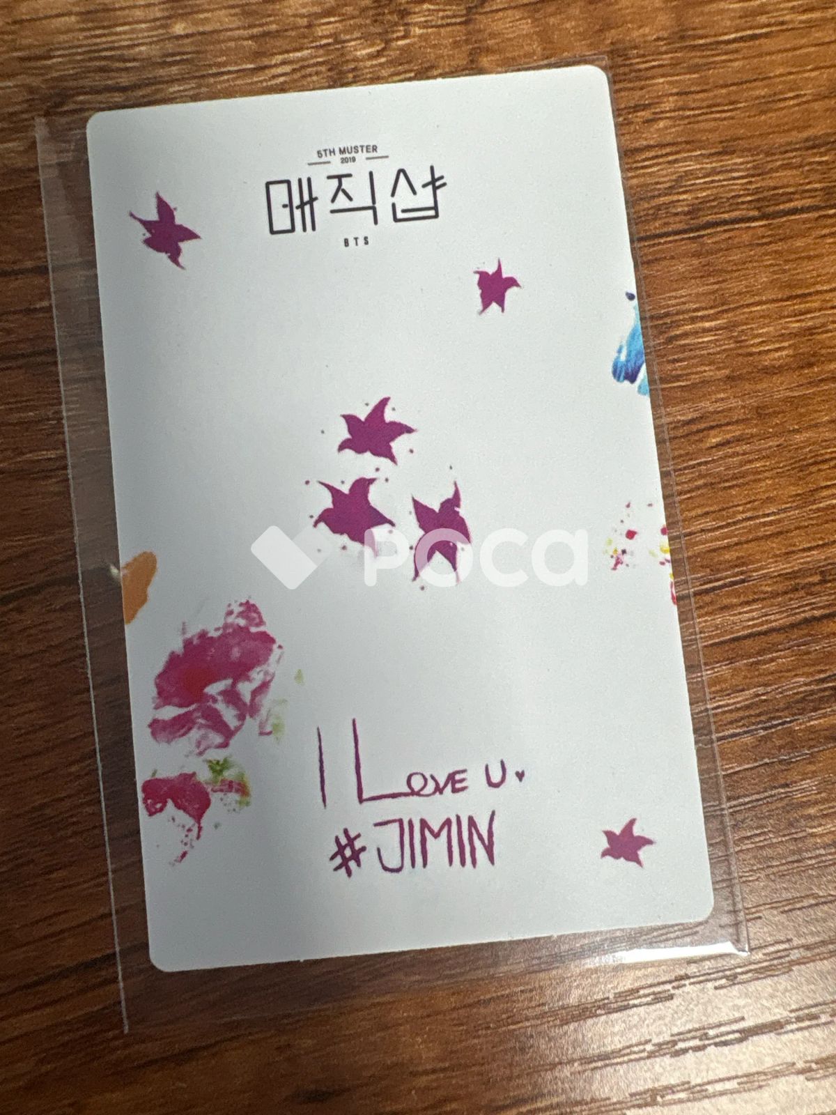 muster 5th bts magic Jimin - Card Photo Mini Official Seoul Shop Magic Muster 5th BTS 韓国 ジミン dvd トレカ shop K-POP・アジア