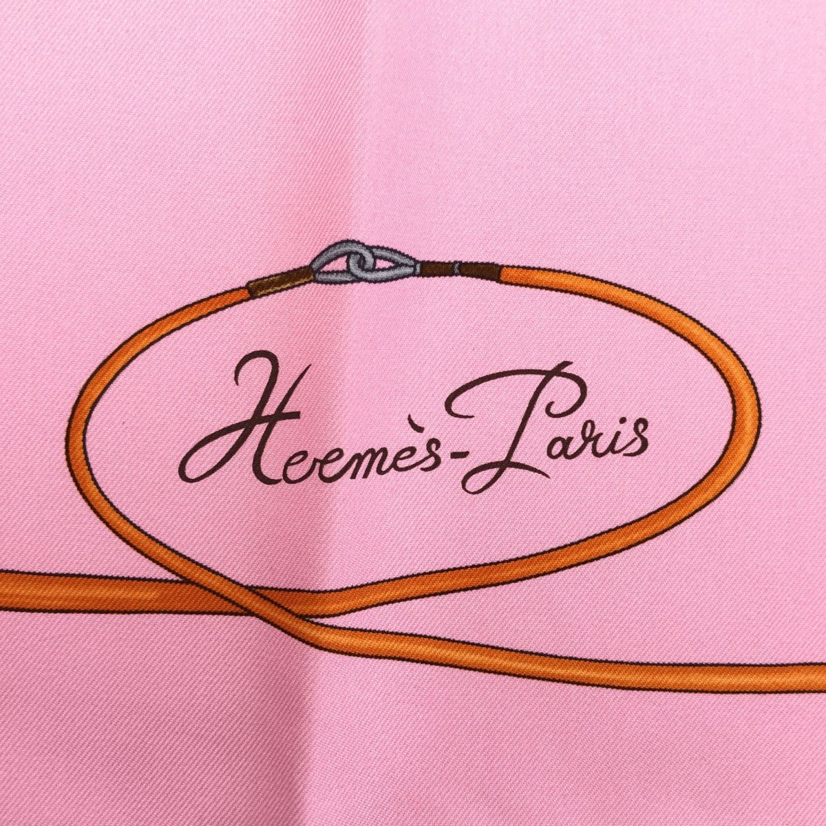 未使用 HERMES エルメス カレ90 Grand Galop グラン・ギャロップ 2026春夏 シルク100 スカーフ ピンク H23711