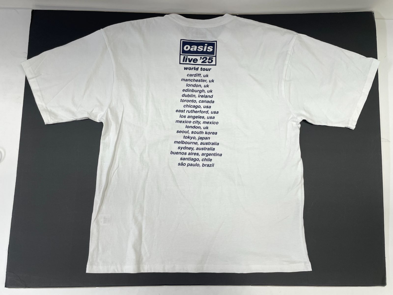 Oasis ワールドツアー 2025 Tour Photo Tシャツ 【M128-20260525-02KS