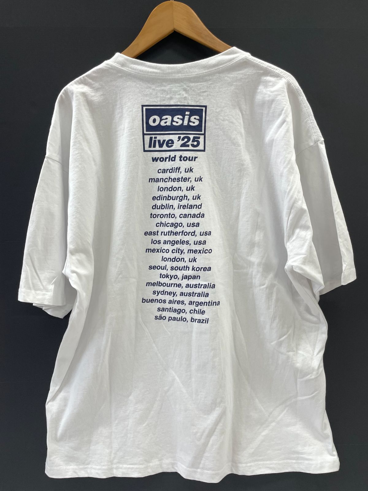 Oasis ワールドツアー 2025 Tour Photo Tシャツ 【M128-20260525-02KS