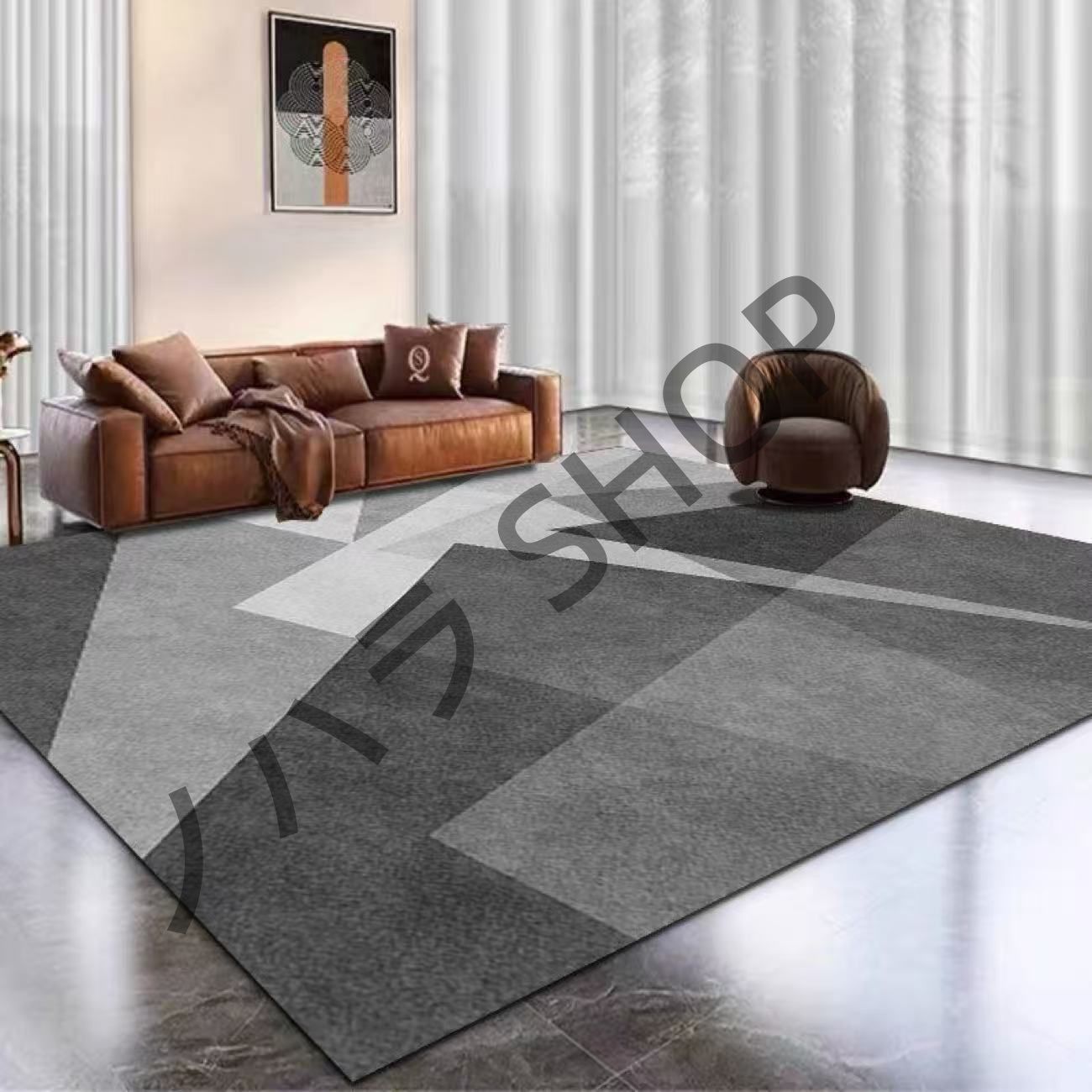 カーペット/200*300cm/滑り止め付き ラグマット ベッドルーム リビングルーム 寝室の部屋 /多機能使用 マット/カーペット #B173