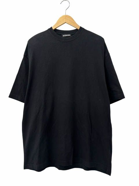 バレンシアガ BALENCIAGA 19SS TATTOO LOGO Tee タトゥー バック ロゴ刺繍 半袖Tシャツ 570805 TEV68 S 黒ブラック ブランド古着ベクトル 中古☆AA★260525