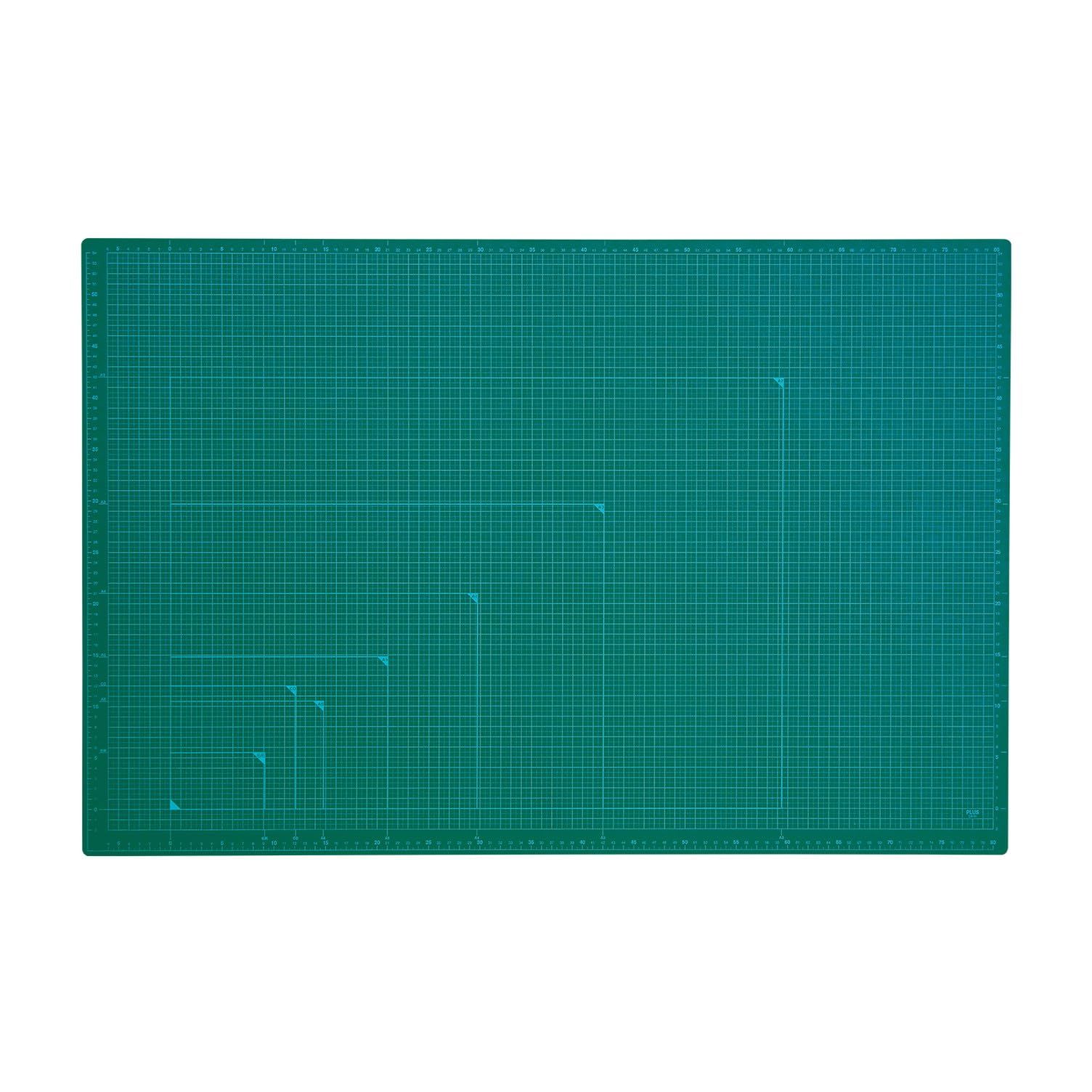 プラス カッターマット カッティングマット 両面 A1 600×900mm グリーン CS-A1 48-587as a6f1e1b0
