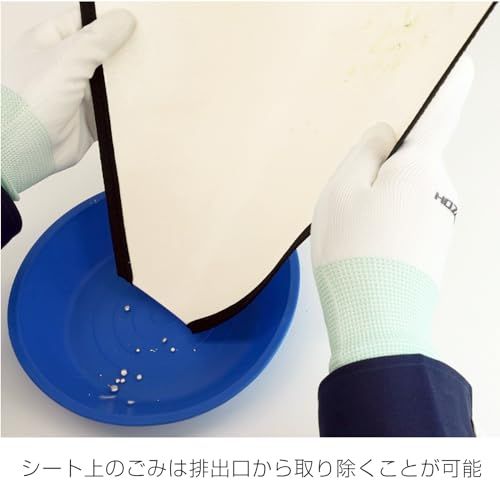 ホーザン(HOZAN) 作業シート はんだ作業マット ESD対策品の抵抗値測定用絶縁シート 耐薬性 450×330mm Z-389as 23709de6
