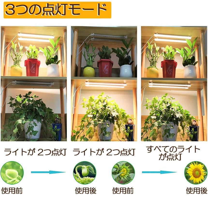 ANAMI 植物育成ライト LED育成ライト タイマー 観葉植物育成ライト 育成ライト 暖色系 9段階調光 フルスペクトル 育苗ライト 192LED 4ヘッド付き 三つ照明モード 室内栽培ライト 水耕栽培ランプ 室内栽培 家庭菜園 園芸用品 6f486710 ANAMI 植物育成ライト LED育成ライト タイマー 観葉植物育成ライト 育成ライト 暖色系 9段階調光 フルスペクトル 育苗ライト 192LED 4ヘッド付き 三つ照明モード 室内栽培ライト 水耕栽培ランプ 室内栽培 家庭菜園 園芸用品 6f486710