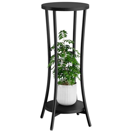 IBUYKE フラワースタンド プランタースタンド 鉢スタンド 2段 植物棚 植木鉢台 花台 植木鉢置き 室内 バルコニー ガーデンラック 玄関置き 組み立てが簡単 ブラック JPTMJ074Bas de235f98 IBUYKE フラワースタンド プランタースタンド 鉢スタンド 2段 植物棚 植木鉢台 花台 植木鉢置き 室内 バルコニー ガーデンラック 玄関置き 組み立てが簡単 ブラック JPTMJ074Bas de235f98